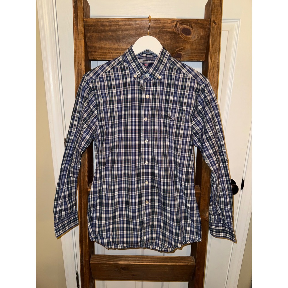 Vineyard Vines Mens Slim Fit Tucker Shirt Plaid‎ Button Down  Casual Top S